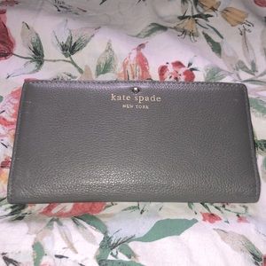 Gray Kate Spade wallet